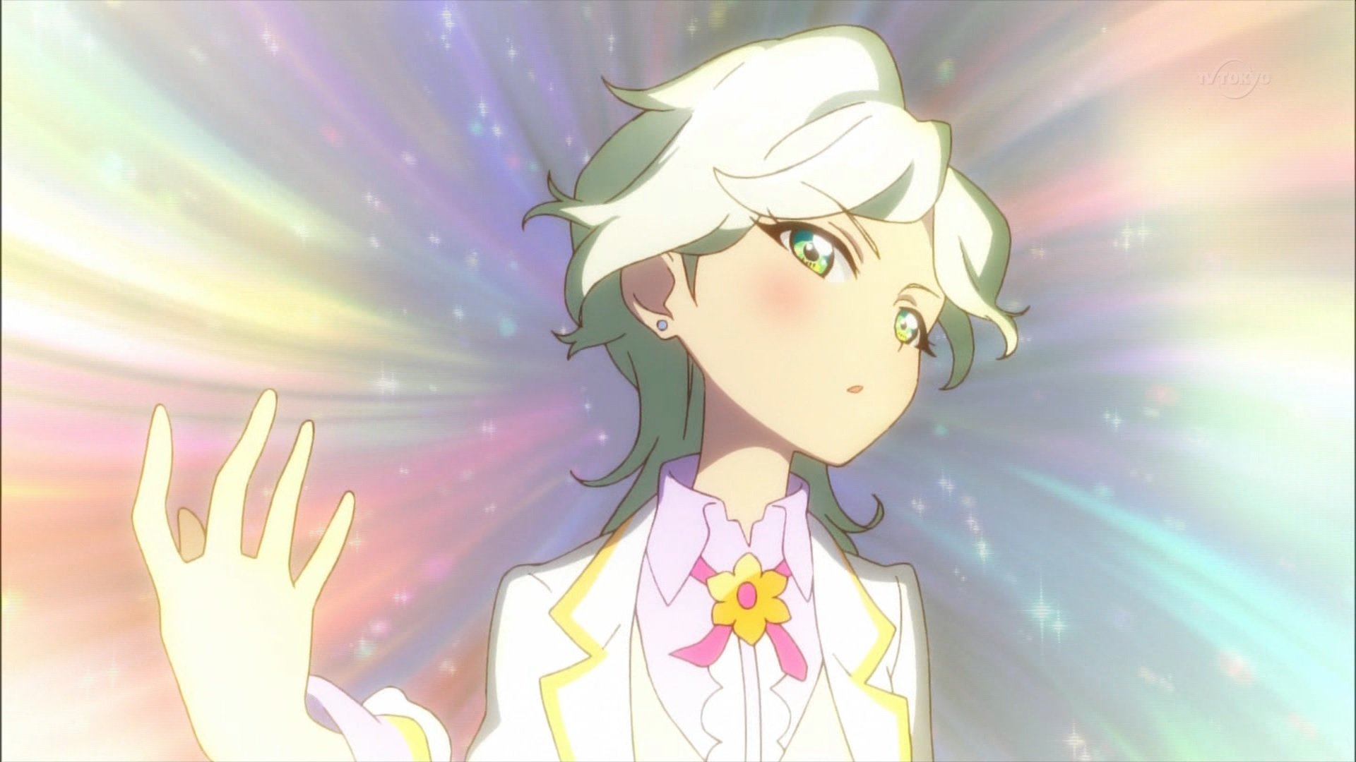 【騎咲レイ】アニON☆マグバッジ/アイカツスターズ アイカツ！騎咲レイ アニON マグネット付きバッジ缶バッジ アイ