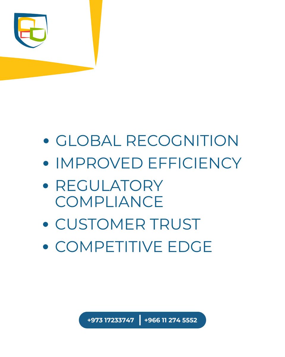 HAConsultancies's tweet photo. It's more than a standard; it's your business advantage!

#SAUDI #SAUDIARABIA #KSA #RIYADH #BAHRAIN #MANAMA #ISO https://t.co/niB2tT1t3Q
