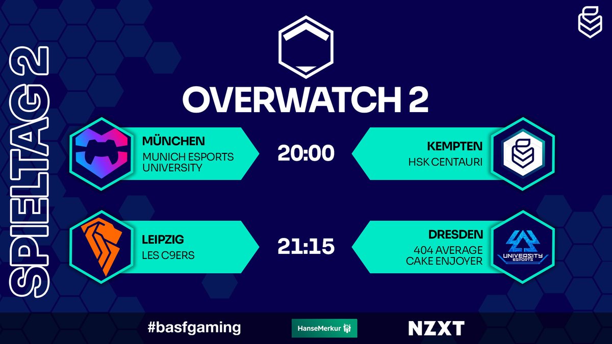 uniligaGG's tweet photo. 🚨2. Spieltag Overwatch 2🚨

📺️https://t.co/t22dQlAwNE

⚔️@munich_esports vs. @AkGamingeV
⚔️@LeipzigeSports vs. @404_uni_esports

🎬️@Smudi97
🎥@Pimpoluxe
🎙️@markusodersowas &amp; RoyalTZ https://t.co/BjRKHgE9pT