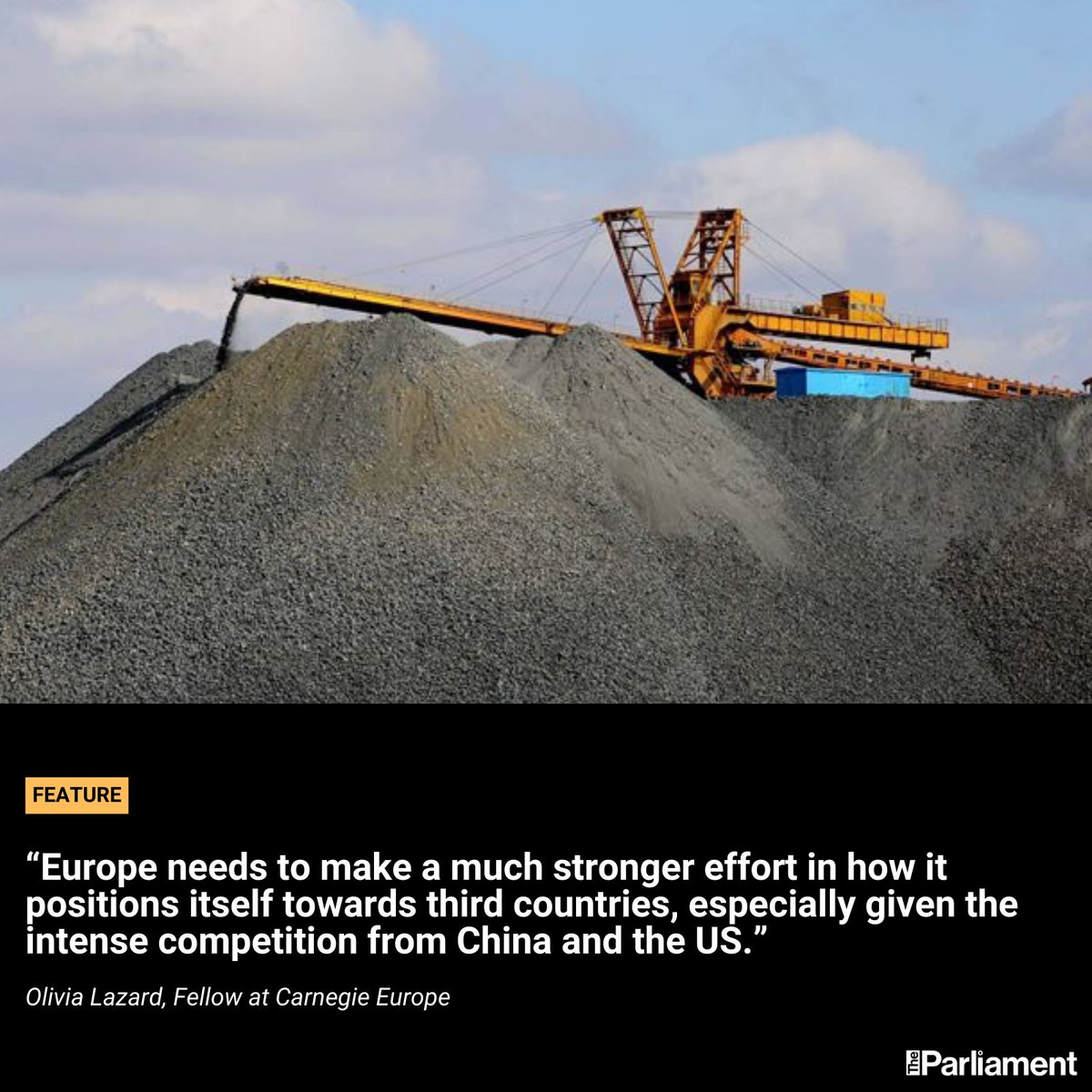 With protectionism rising, the global race for critical raw materials is heating up, <a href="/vonderleyen/">Ursula von der Leyen</a> told an energy security summit last week. To respond, the <a href="/EU_Commission/">European Commission</a> is racing to strike new international deals, but success hinges on whether it can finally speak with one