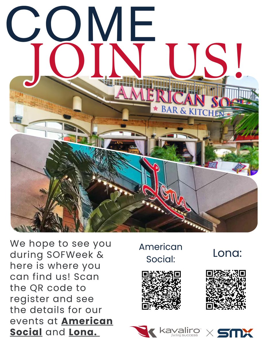 We are just days away from the highly anticipated #SOFWeek! 🎉 

Don't worry if you haven't signed up yet—there's still time to reserve your spot for the events we're hosting alongside SMX!

Use the QR code in the image to secure your place now. You won't want to miss this!