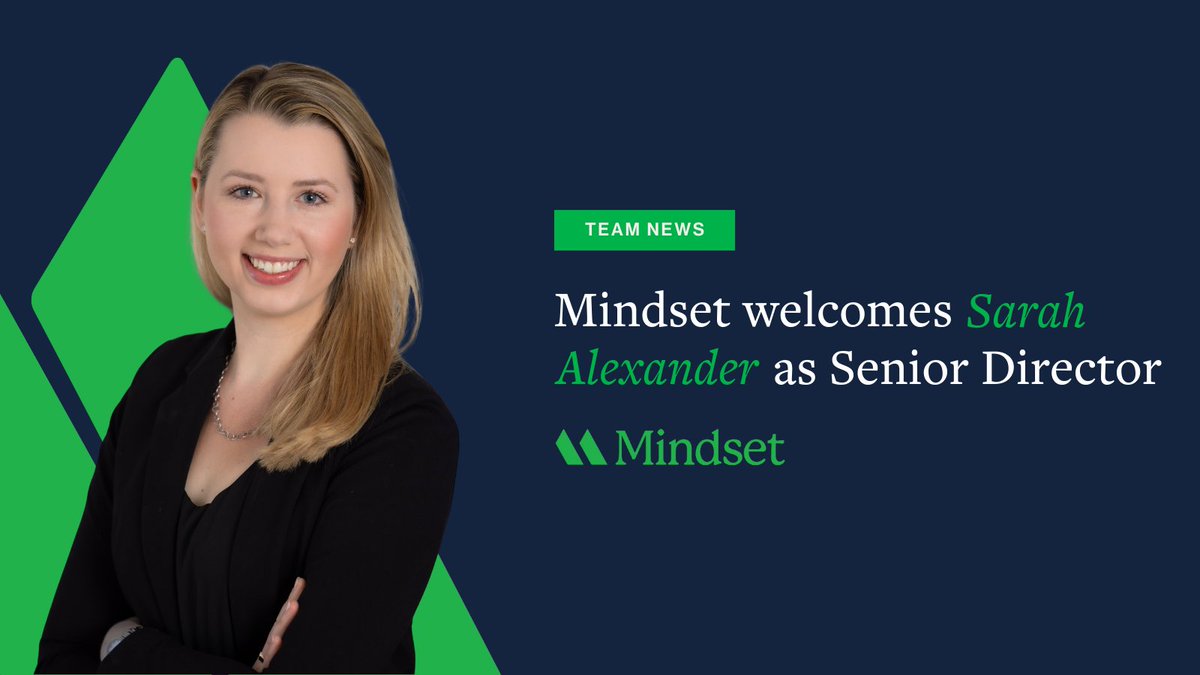 We’re pleased to welcome Sarah Alexander back to Mindset as a Senior Director! After advising Sen. Bill Cassidy and serving on the House Energy &amp; Commerce Committee, she brings valuable energy policy expertise to our team. Read more about our recent hires: mindsetdc.com/news-press/gar…