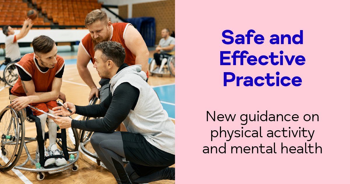 Do you deliver physical activity? 

New guidance from Mind is here to help you safely and effectively support people's mental health through movement. bit.ly/4d5u87h