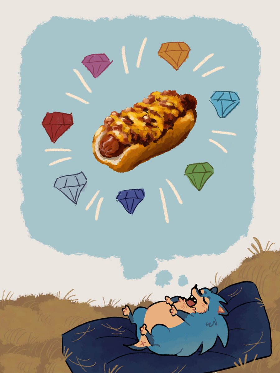 .:whoops:. Part 28

( honestly this is just a page to show that time is passing XD I had a lot of fun drawing that chili dog )