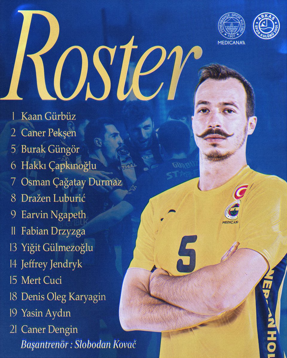 Maç kadromuz! 💛💙