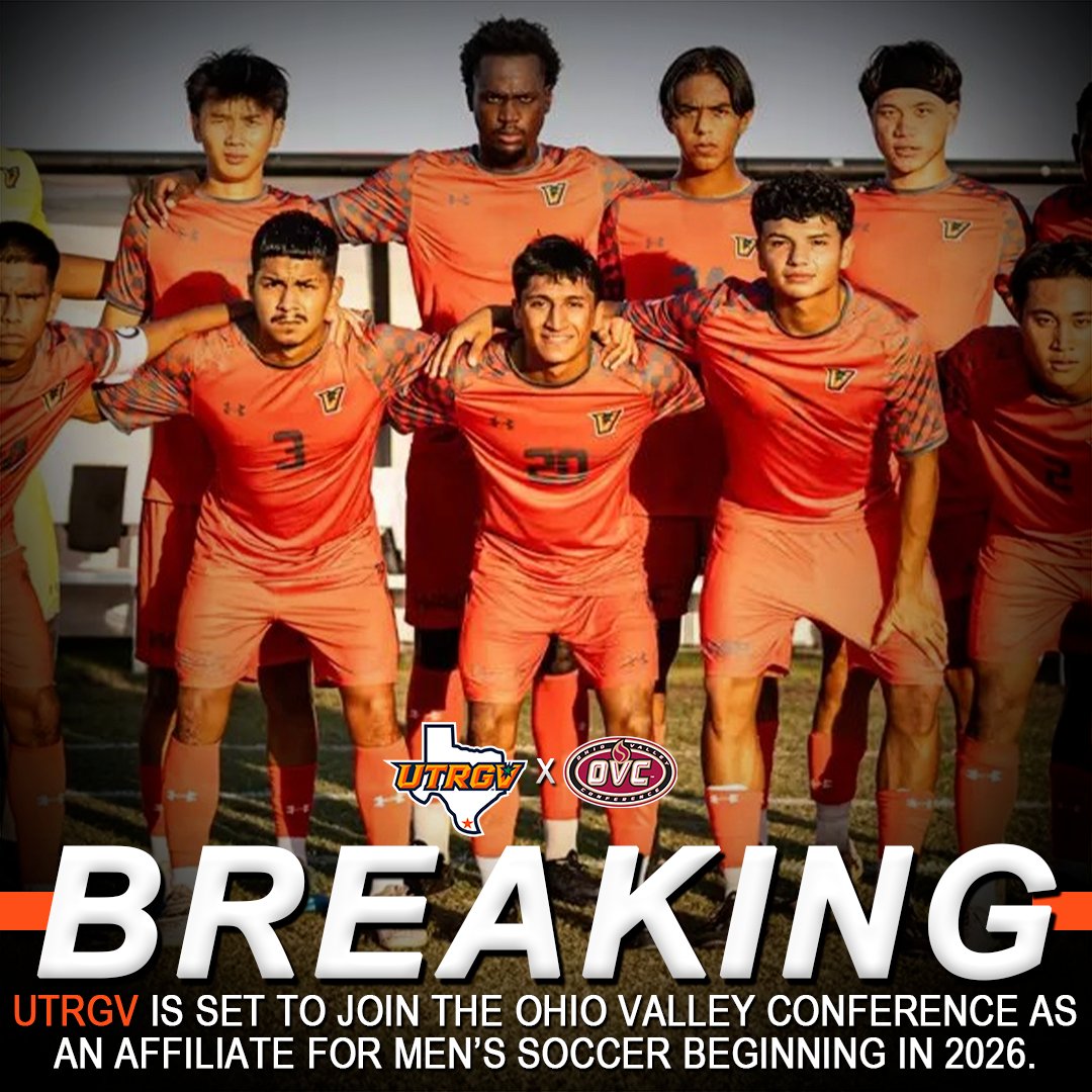 We'll have a new conference home starting in 2026. Looking forward to competing in the OVC!

Full Release: bit.ly/3YprVxs

#RallyTheValley #UTRGV #OVCit