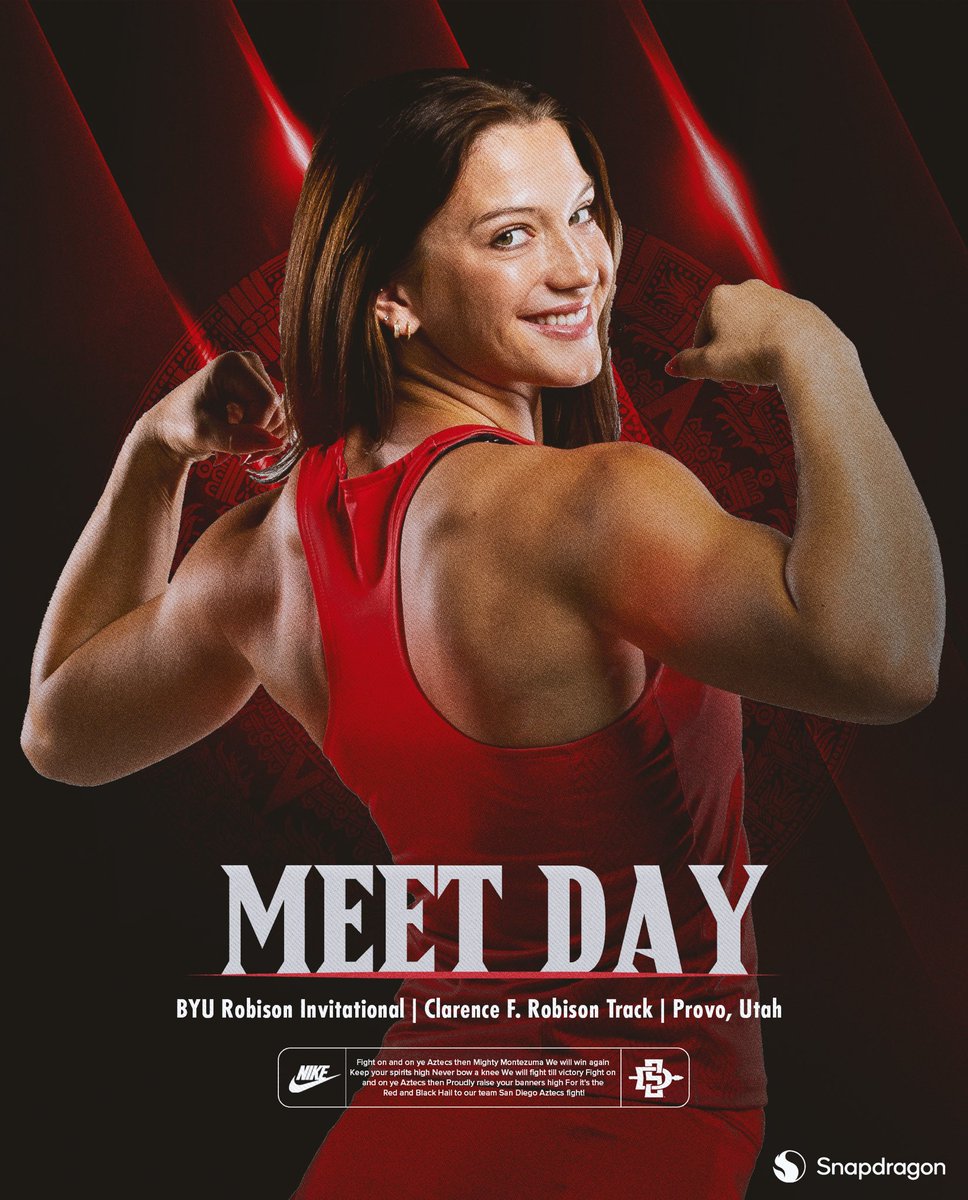 A busy week begins today in Utah.

📍 Clarence Robison Track &amp; Field Complex
⛳️ BYU Robison Invitational
⏰ 12:30 p.m. MT (11:30 a.m. PT)
⏱️ meettrax.com/meets/731