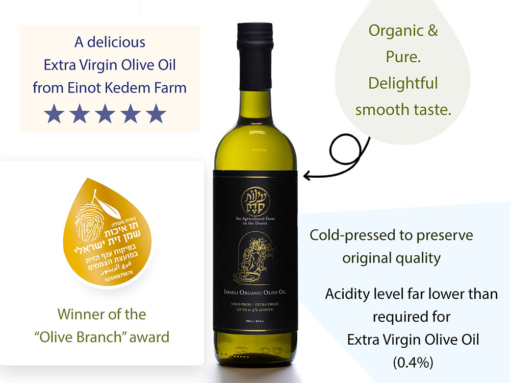 From a beautiful oasis in the desert! We are excited to once again offer this amazing olive oil to you.