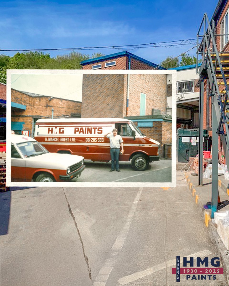 #HMGMemoryLaneWednesdays with HMG Paints! 📸

This week features another one of our unique van liveries and a young Dave McGuinness in front of the Colour Library.

Dave held a number of roles at HMG including working in the trade counter and as a representative on the road.