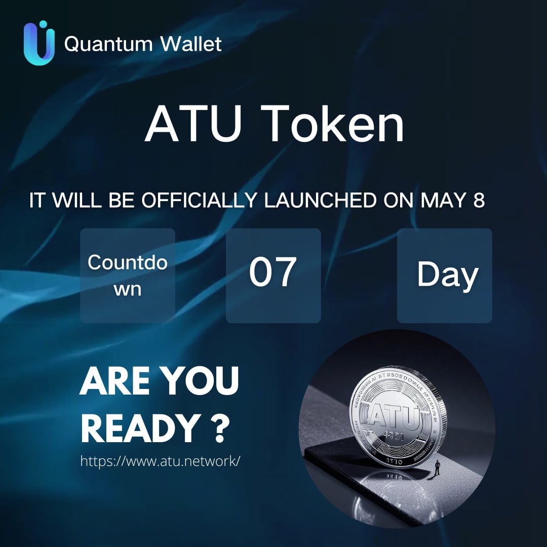 🔥🔥🔥Attention everyone. ATU's major plan is revealed

⌛ ATU will be officially listed on May 8, Countdown 7 days

🎯 Complete these two steps immediately

✅ Invite each of your subordinates to join the official Telegram group 
👉 No one can fall behind, notifying one person