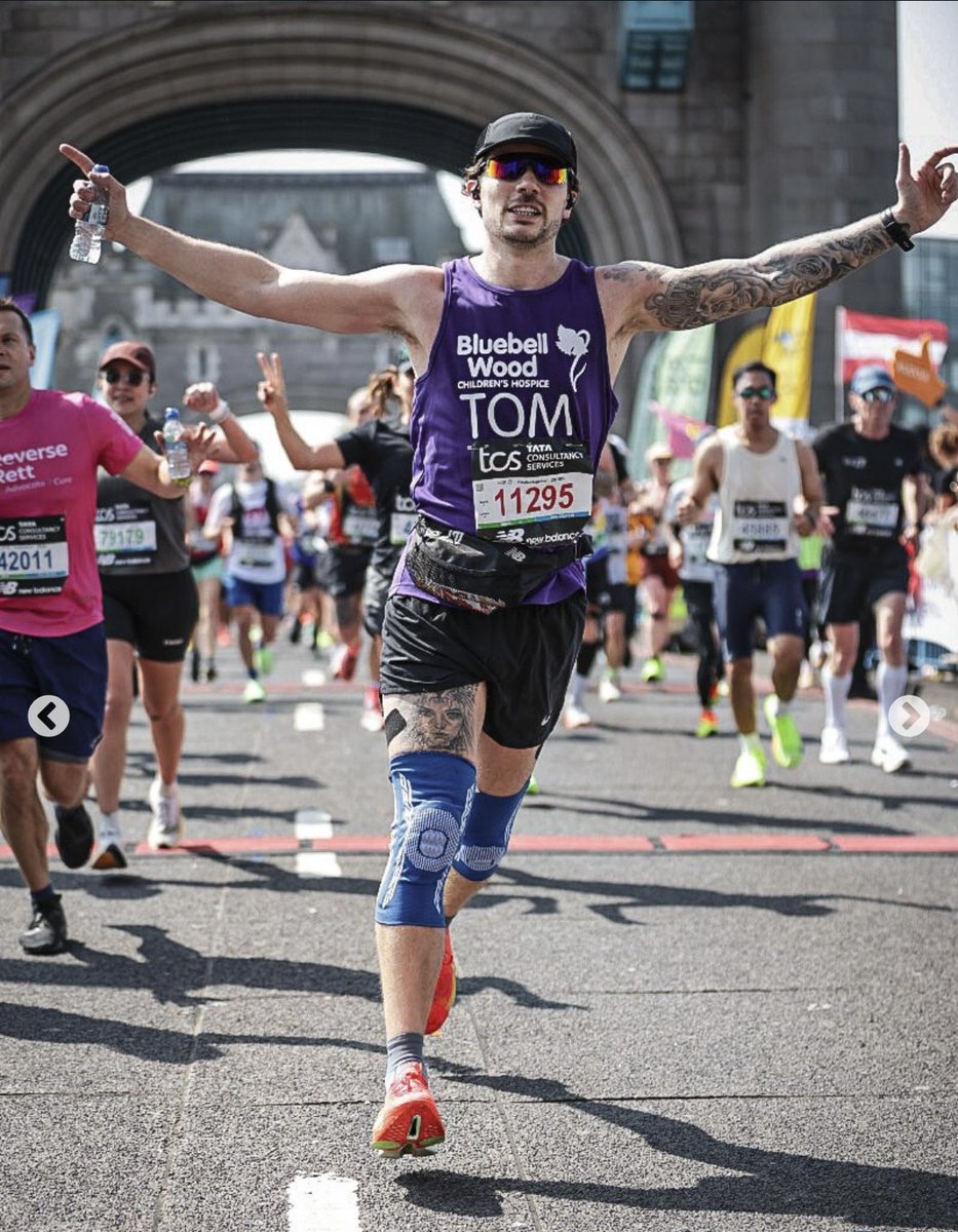 A huge THANK YOU to our marathon heroes! 🏃💜
Special shoutout to Tom, who took on the #LondonMarathon and raised over £2,000 for Bluebell Wood! 🌟
Support his incredible effort 👉 shorturl.at/LmwyP
To everyone who ran in London &amp; Manchester. We're so proud of you!