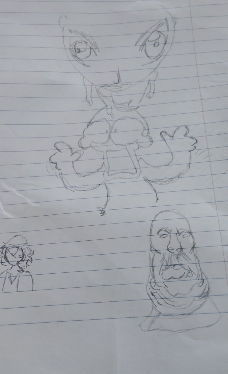 Some kid left this on my table 😭
#doodles