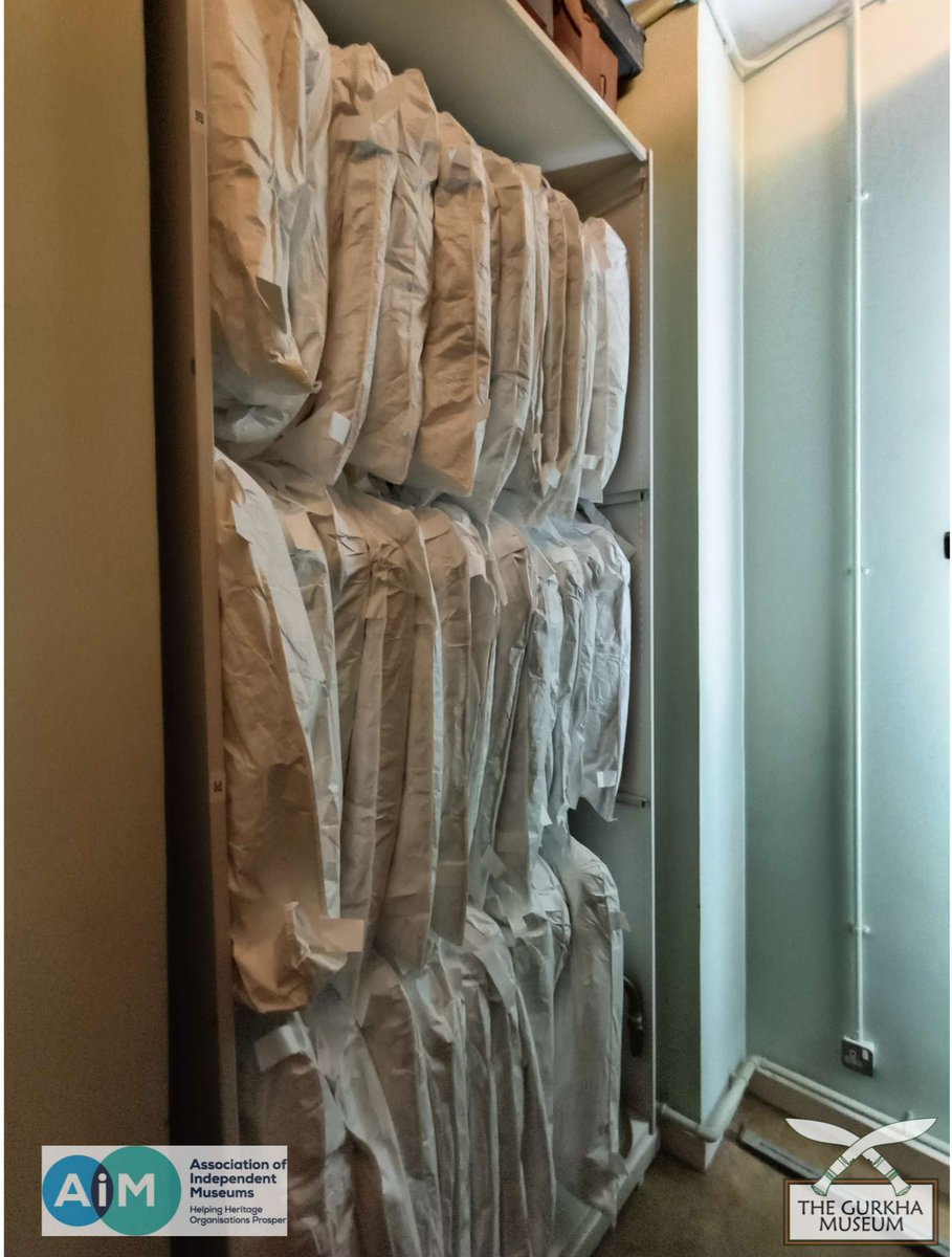 Our museum showcases 210 years of Gurkha history! 🌍 Recently, we tackled pest issues in our storage, thanks to a grant from <a href="/ThePilgrimTrust/">Pilgrim Trust</a> and <a href="/Aimuseums/">AIM</a>. 

We're proud to be able to continue our mission to protect and promote our incredible collection! #Gurkha #Heritage