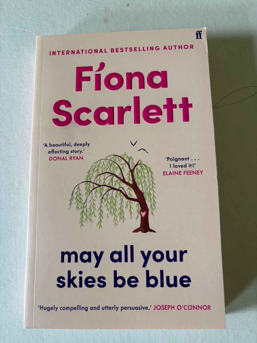 Read Irish Women Challenge 2025: 
Day 30: Your next read inspired by the #readirishwomenchallenge25 - May All Your Skies Be Blue by Fíona Scarlett 

#readirishwomen #books #irish #womenwriters #authors #readmorebooks