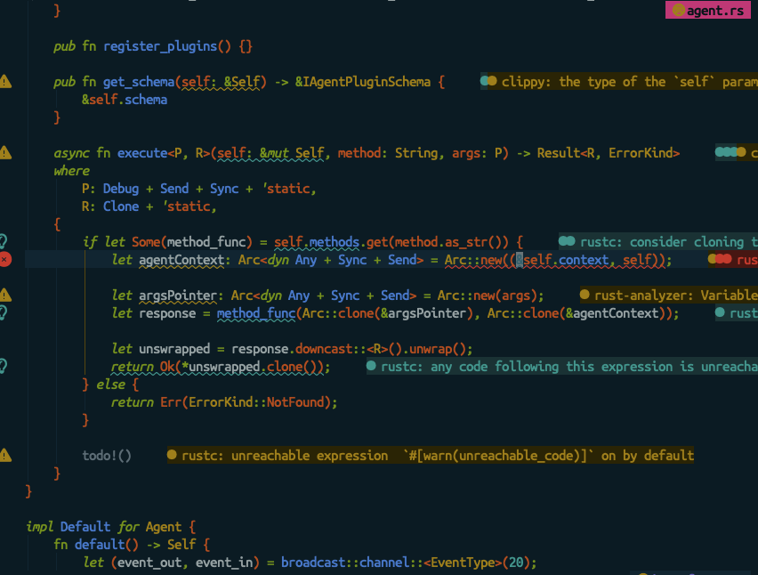 Async Rust is indeed, very different from normal Rust... 

at some point you have to start asking yourself, could I be doing something extremely wrong here.

The potential code abuse with the use of Arc and Box everywhere.