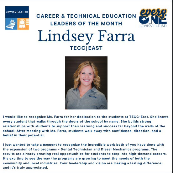 Career & Technical Education Lewisville ISD tweet media