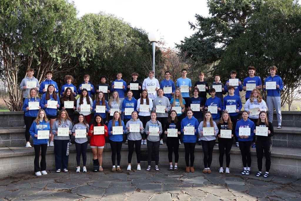 Shout out to the WHS 2024-25 three-sport athletes!   We had 52 student athletes who participated in a Fall, Winter and Spring sport this school year. (some athletes are not pictured) #wearethegoslings #WuTownProud
