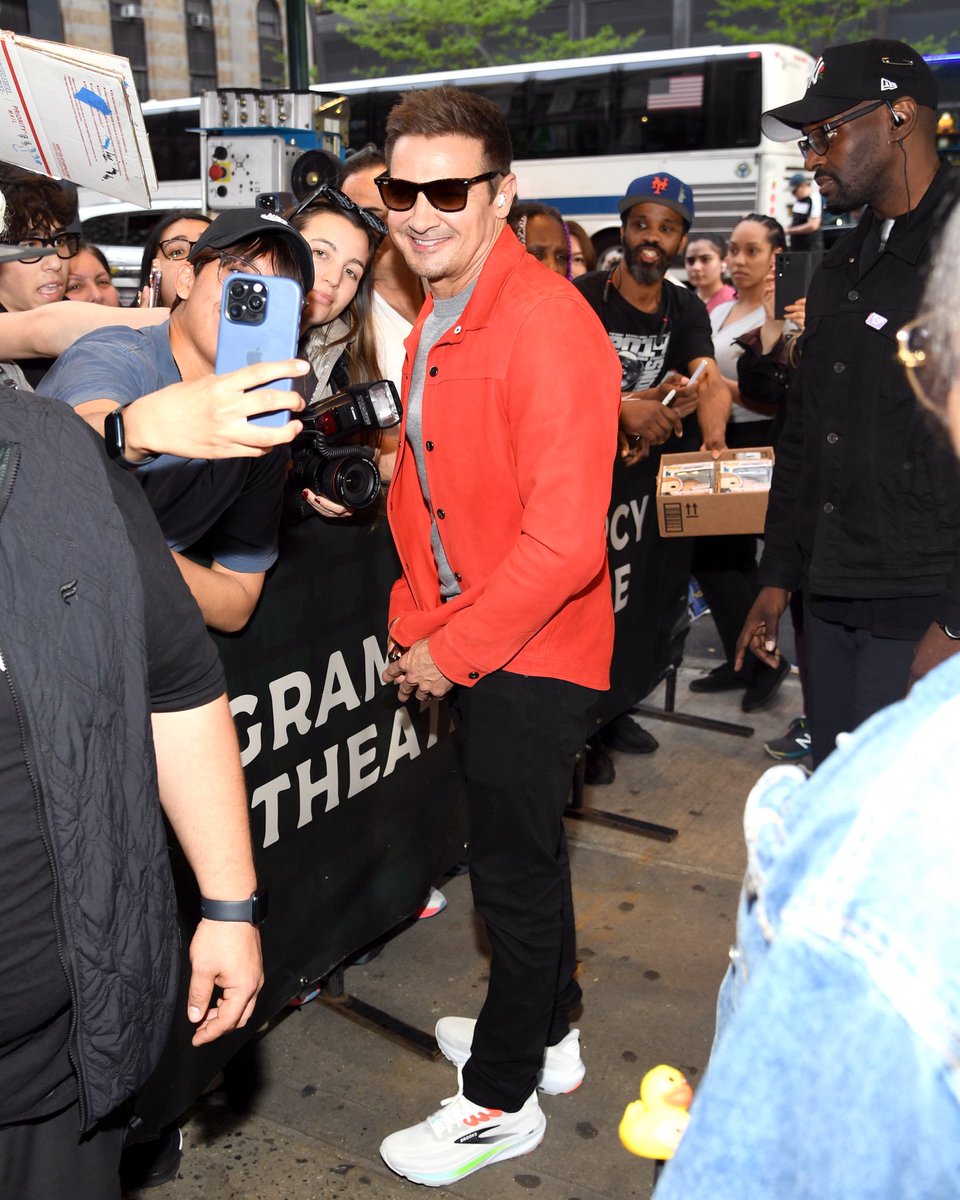Jeremy Renner (@jeremyrenner) on Twitter photo I’m so excited to finally share my book and celebrate the release with all of you on tour! The love and energy was strong in New York last night and I can’t wait for Pittsburgh. Thank you to <a href="/brooksrunning/">Brooks Running 💙</a> for supporting the “My Next Breath” book tour and helping me move and I’m so excited to finally share my book and celebrate the release with all of you on tour! The love and energy was strong in New York last night and I can’t wait for Pittsburgh. Thank you to <a href="/brooksrunning/">Brooks Running 💙</a> for supporting the “My Next Breath” book tour and helping me move and