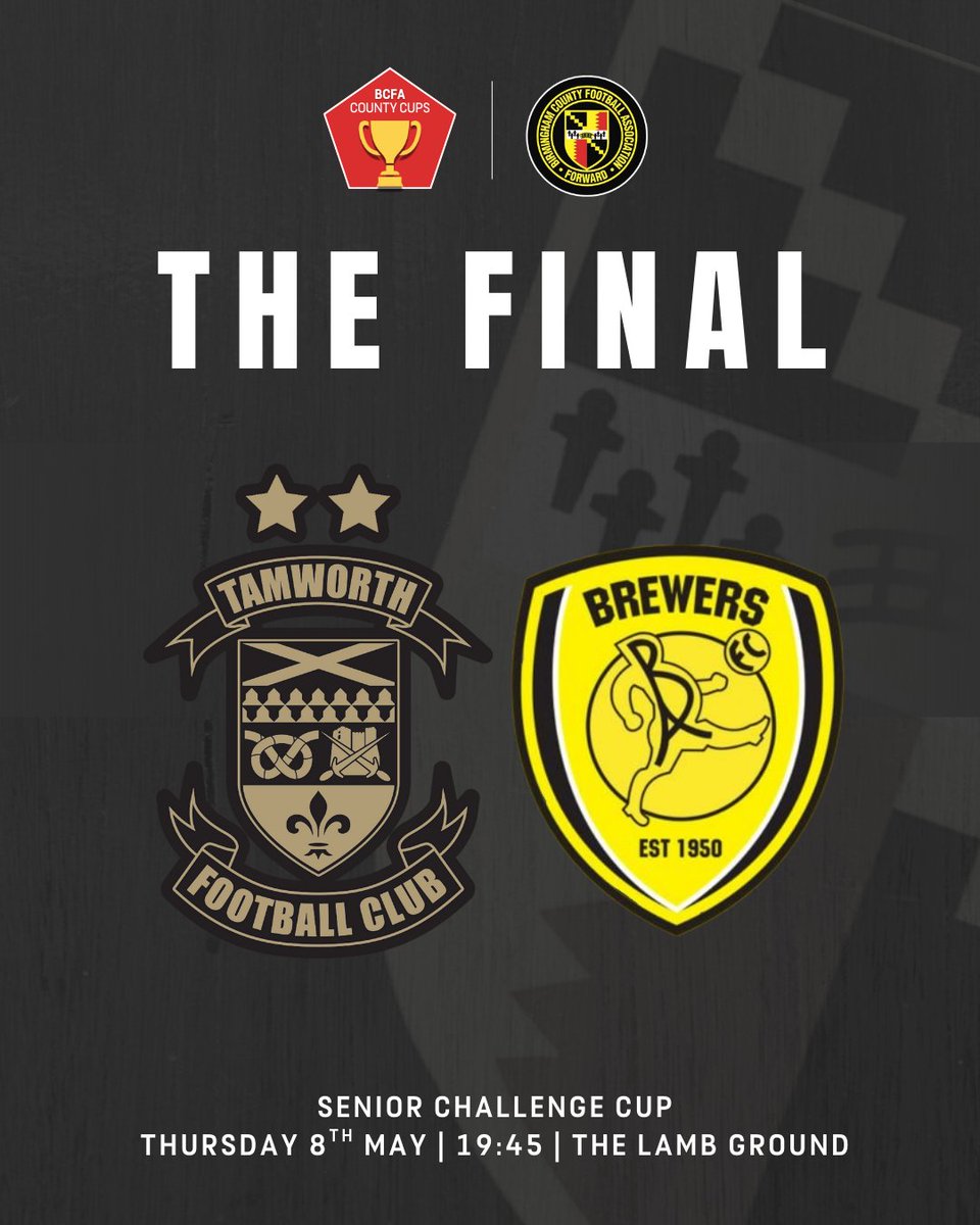 Burton Albion FC (@burtonalbionfc) on Twitter photo After discussions with the <a href="/BirminghamFA/">Birmingham County FA</a> and <a href="/tamworthfc/">Tamworth Football Club</a> we have agreed to move the venue for the Senior Challenge Cup Final to The Lamb Ground.
The move is due to ongoing staffing changes within the matchday operations department at Pirelli Stadium. To ensure the safety and After discussions with the <a href="/BirminghamFA/">Birmingham County FA</a> and <a href="/tamworthfc/">Tamworth Football Club</a> we have agreed to move the venue for the Senior Challenge Cup Final to The Lamb Ground.
The move is due to ongoing staffing changes within the matchday operations department at Pirelli Stadium. To ensure the safety and