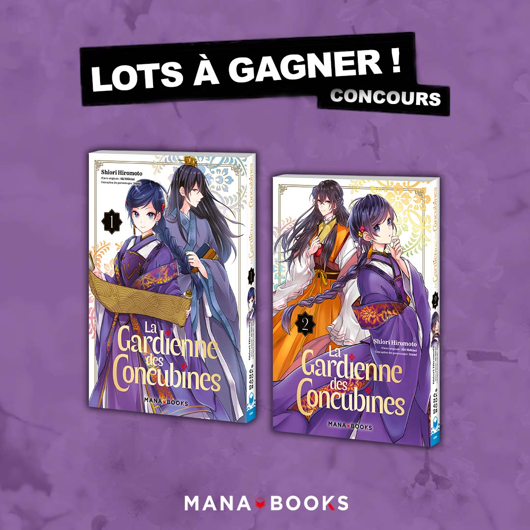 Mana_Books_'s tweet photo. [ 🎁 #CONCOURS 🎁]

À l’occasion de la sortie des tomes 1 &amp; 2 de "La gardienne des concubines" le 7 mai, Mana Books vous propose de remporter les deux volumes !

Pour jouer :
✅ Follow + RT @Mana_Books_ 
Commentez avec l'emoji 🌸

TAS le 06.05 🍀
1 gagnant https://t.co/upzdxvOQo6