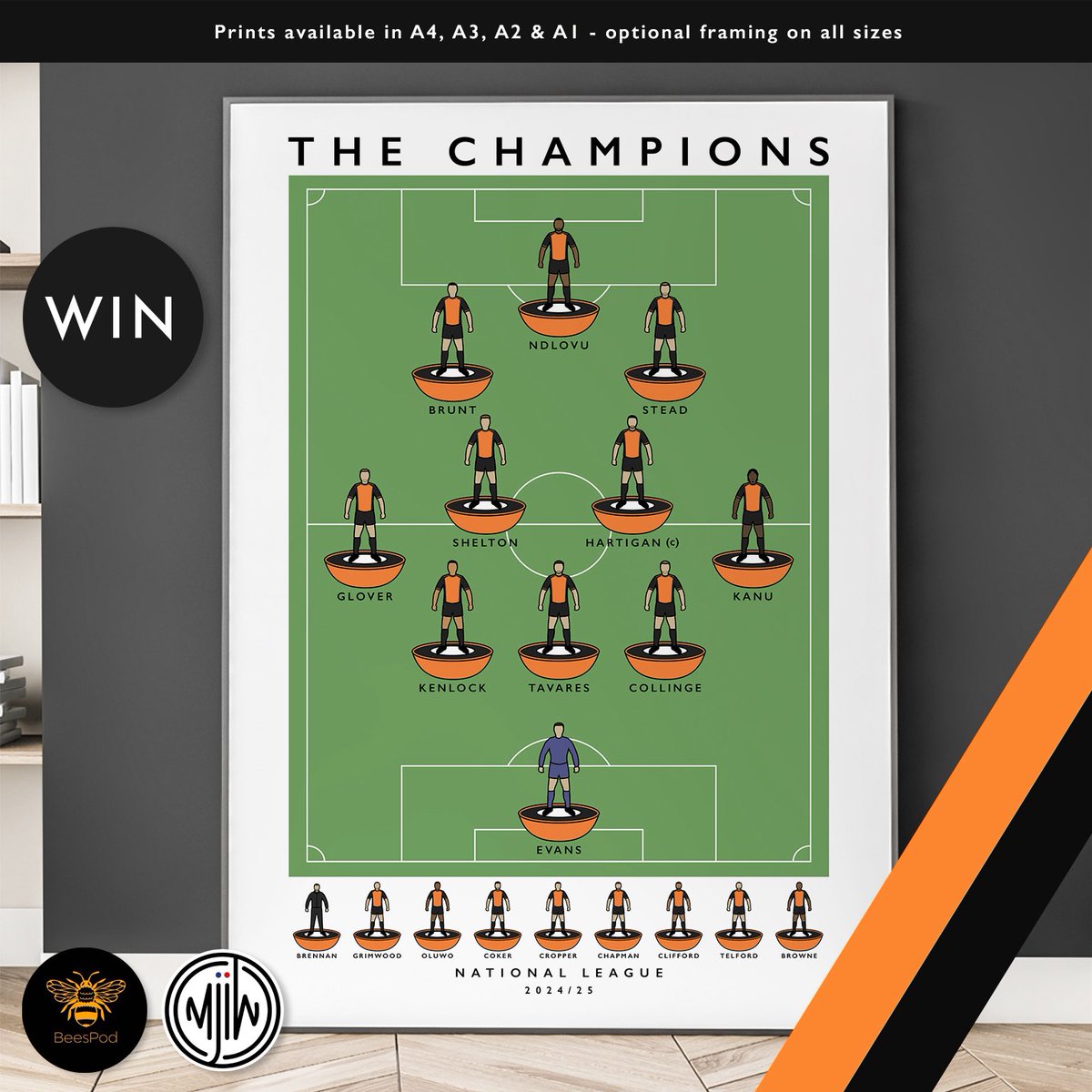🚨 Competition Time 🚨

Your chance to win a FREE print of THE CHAMPIONS by <a href="/matthewjiwood/">matthew j i wood design</a>.

To enter:
1.Retweet this
2.Follow both <a href="/beespod/">BeesPod</a> &amp; <a href="/matthewjiwood/">matthew j i wood design</a>

Winner announced Friday at 3pm!

Good luck!
