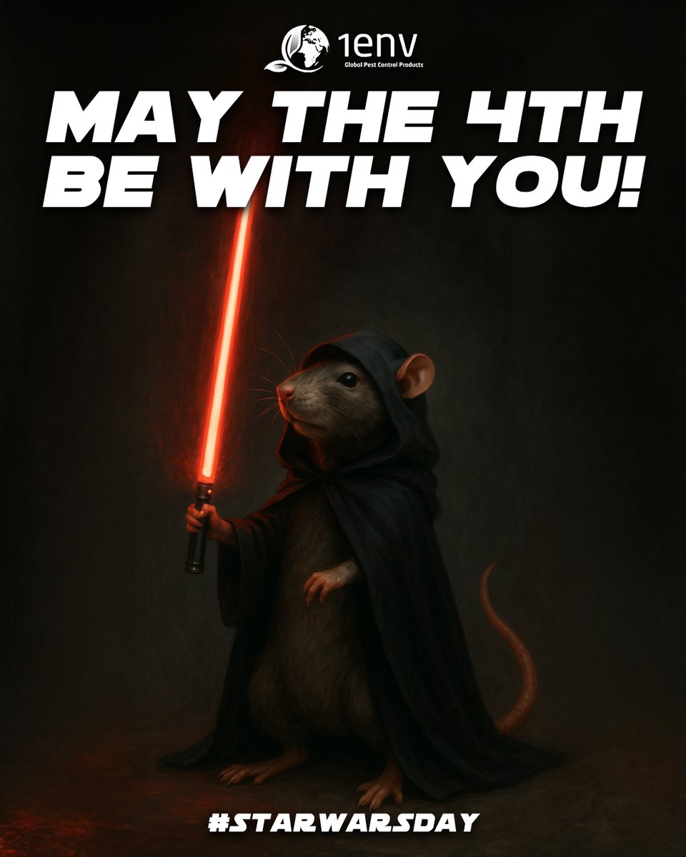 💫 May the 4th be with you!

#StarWars | #StarWarsDay | #PestControl | #Rat | #PestManagement