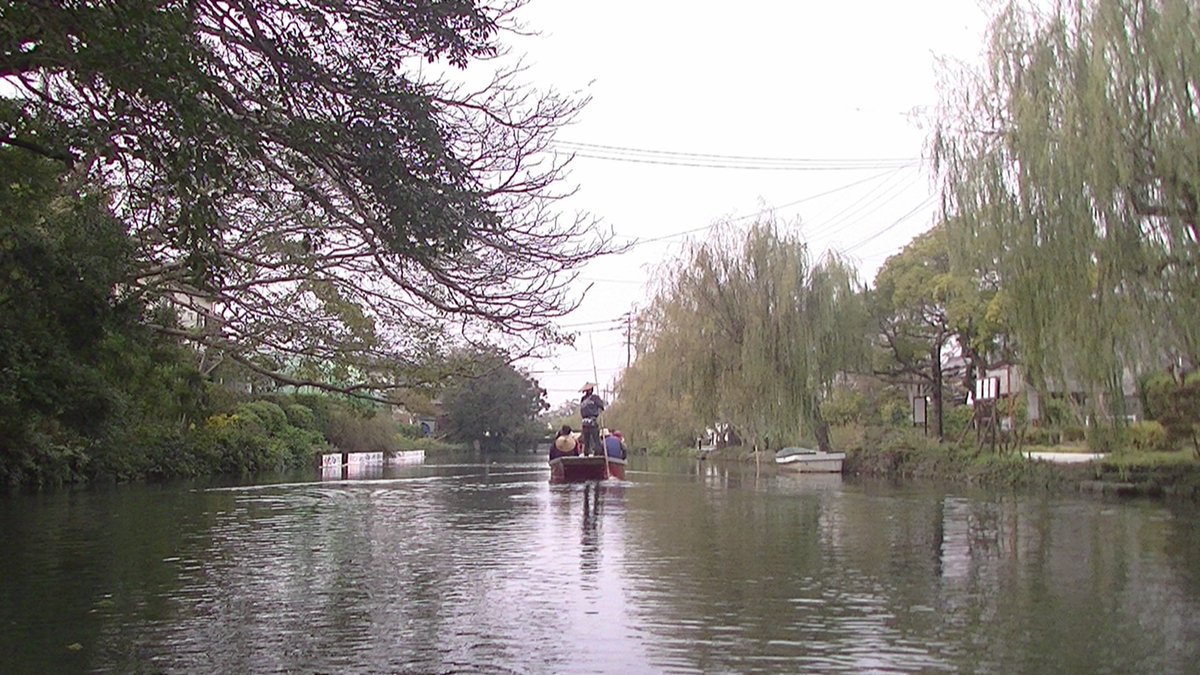 kogerasha's tweet image. ＃Undulating waterway and small boats (called donko-bune) 🚣🏻

＃柳川市