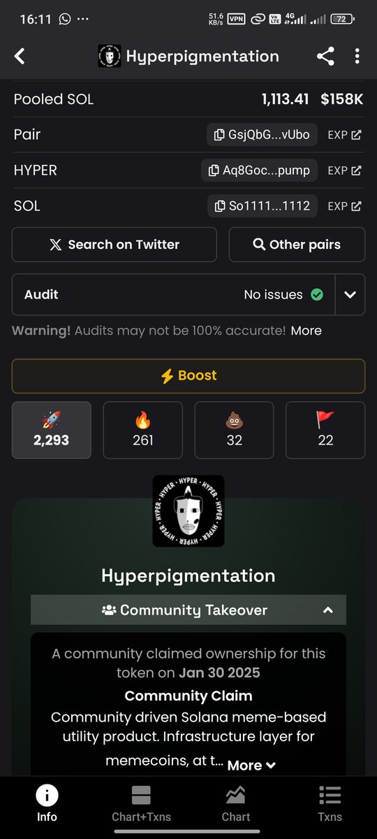 Have you given us the rocket 🚀 today on $HYPER on <a href="/dexscreener/">DEX Screener</a> 

It won't cost you anything, let the rocket fly

dexscreener.com/solana/GsjQbGw…