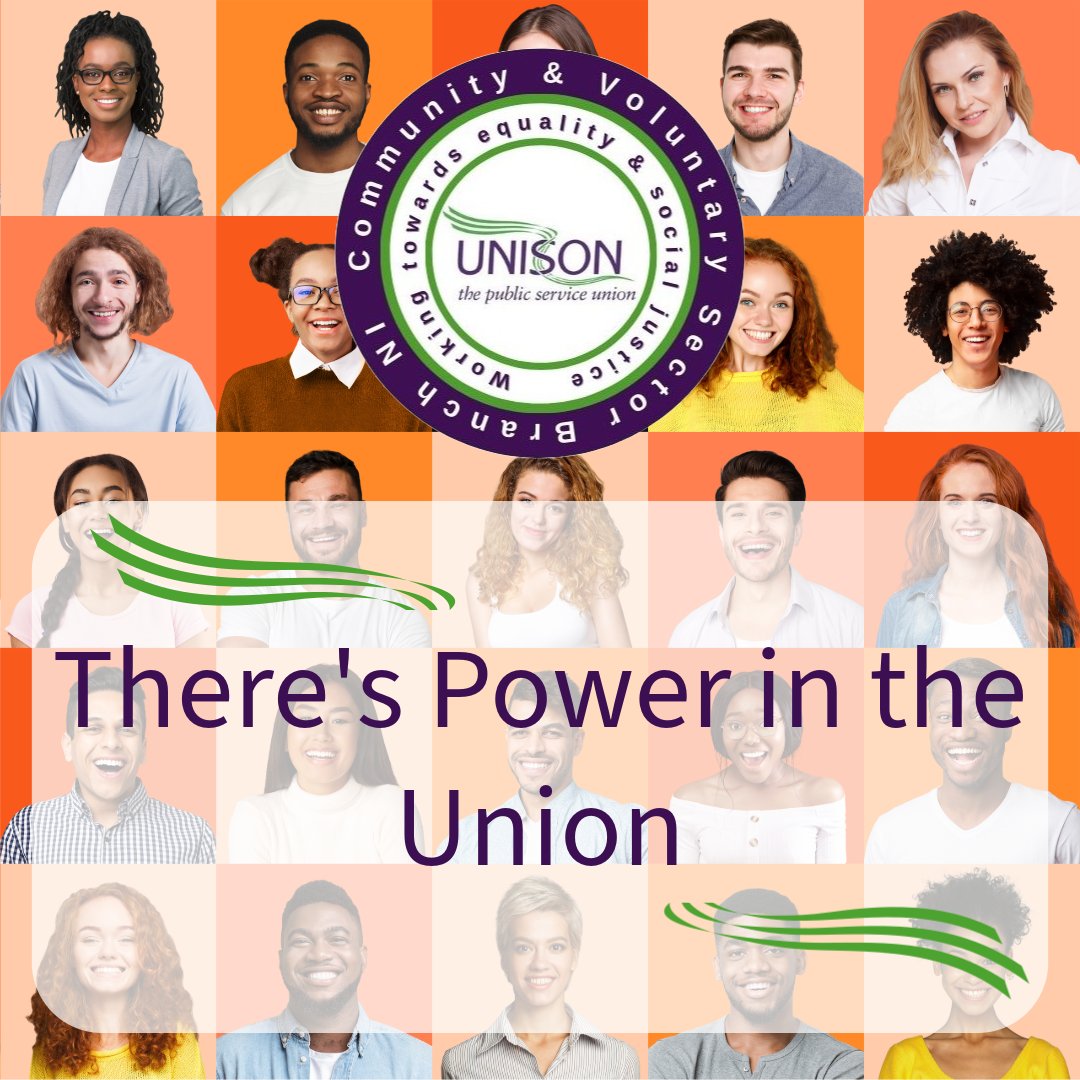 Unison has lots of options to get active in the Union. Find out about becoming a Steward or Rep here 
unison-ni.org.uk/get-active-bec…
