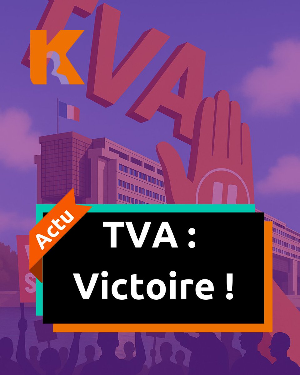 🚨 Victoire pour la profession!

Le plafond de TVA ne sera PAS abaissé en juin 🔥
👉 Gel obtenu grâce à l’action déterminée de la #FFMKR
15 000 kinés sauvés d’une catastrophe économique

🎯 Prochaine étape : exonérer les redevances de collaboration!

#FFMKRcCLAIR #TVA #KinéEngagé