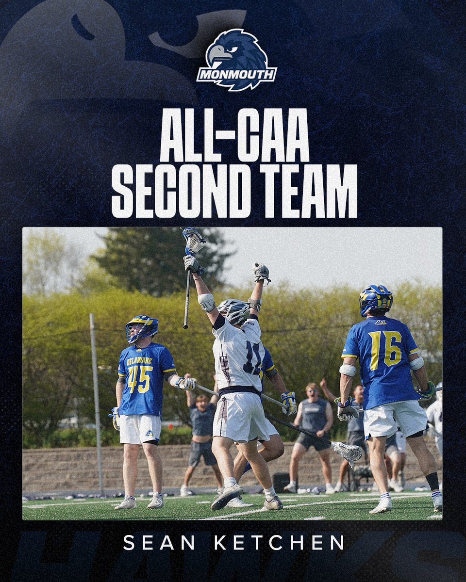 Monmouth Hawks (@monmouthhawks) on Twitter photo All-CAA awards are rolling in for <a href="/MonmouthMLAX/">Monmouth Menโs Lacrosse</a>!
๐น Gabe Bowen-Slott, First Team
๐น Tommy Heller, First Team
๐น Ty Caffarelli, Second Team
๐น Sean Ketchen, Second Team
#FlyHawks All-CAA awards are rolling in for <a href="/MonmouthMLAX/">Monmouth Menโs Lacrosse</a>!
๐น Gabe Bowen-Slott, First Team
๐น Tommy Heller, First Team
๐น Ty Caffarelli, Second Team
๐น Sean Ketchen, Second Team
#FlyHawks