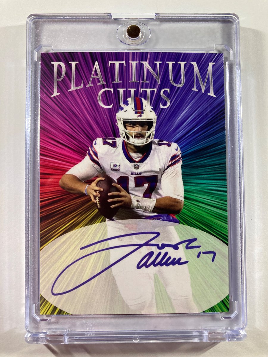 🎁Appreciation Day Giveaway🎁

Winner Announced Tuesday

🔥Josh Allen Platinum Cuts 1 of 1000 Auto Facsimile #BillsMafia

To enter
1. Follow
2. Retweet
3. Like