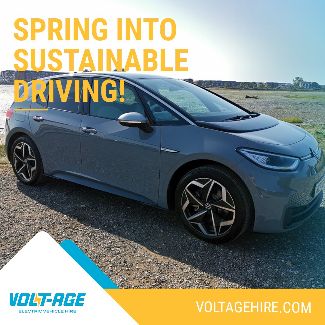 Spring Into Sustainable Driving! ⚡🌸 With warmer weather on the way, it’s the perfect time to test drive an electric car and make the change to a sustainable future. Hire an eco-friendly EV from Volt-Age and enjoy the fresh spring air! 🚗🌱   #Voltage #ElectricCarHire