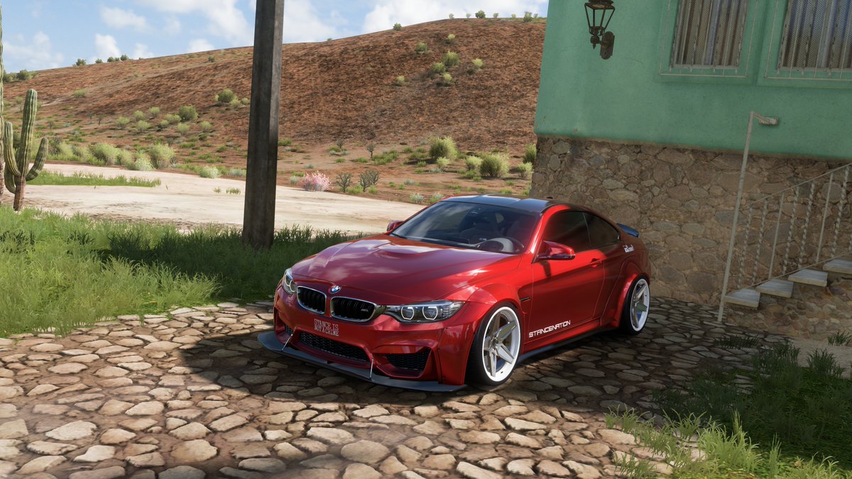 MirkoGTR's tweet photo. My custom design BMW M4 (2014) 📸 #ForzaHorizon5 #Forza5 #Forzashare #BMW #BmwM4 #BmwM4F82 #Mpower #mperformance #cambergang #speedhunters #StanceWorks #Stanced #stancenation #fitment https://t.co/nRHrgnY20d