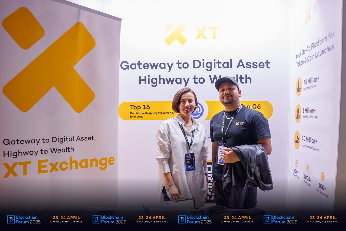 ✅ XT at Blockchain Life 2025 — Wrapped up with success! <a href="/BlLife_Forum/">Blockchain Life 2026</a> 

From insightful talks to amazing connections, thank you to everyone who visited our booth and joined the journey. 🙌

📸 Swipe through some of our favorite moments!

#XT #BlockchainLife2025 #Crypto #Web3