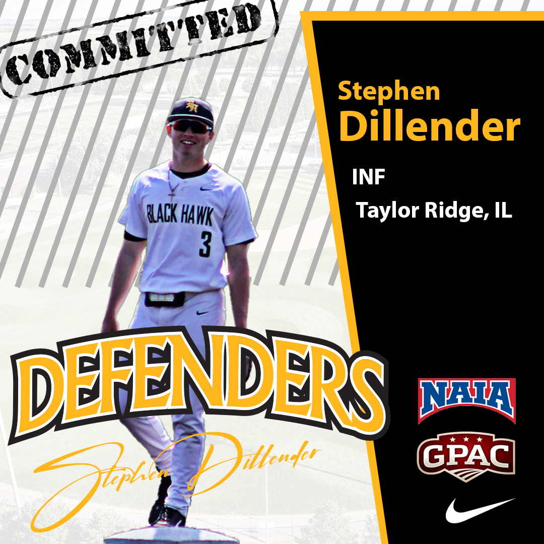 StephenDillender2023 (@sdillender2023) on Twitter photo Proud to announce I'll be continuing my academic & athletic journey <a href="/dordtuniversity/">Dordt University</a>. I'm excited for the opportunity to join <a href="/DordtBaseball/">Dordt Baseball</a> and thankful for the past 2 years <a href="/BHCBaseball/">Black Hawk College Baseball</a> . Thank you to all who have helped along the way!
<a href="/RIRocksBaseball/">Rock Island Baseball</a> <a href="/QCTigers/">Rawlings Tigers Quad Cities</a> <a href="/RecruitTigers/">Rawlings Tigers National Recruiting</a> Proud to announce I'll be continuing my academic & athletic journey <a href="/dordtuniversity/">Dordt University</a>. I'm excited for the opportunity to join <a href="/DordtBaseball/">Dordt Baseball</a> and thankful for the past 2 years <a href="/BHCBaseball/">Black Hawk College Baseball</a> . Thank you to all who have helped along the way!
<a href="/RIRocksBaseball/">Rock Island Baseball</a> <a href="/QCTigers/">Rawlings Tigers Quad Cities</a> <a href="/RecruitTigers/">Rawlings Tigers National Recruiting</a>
