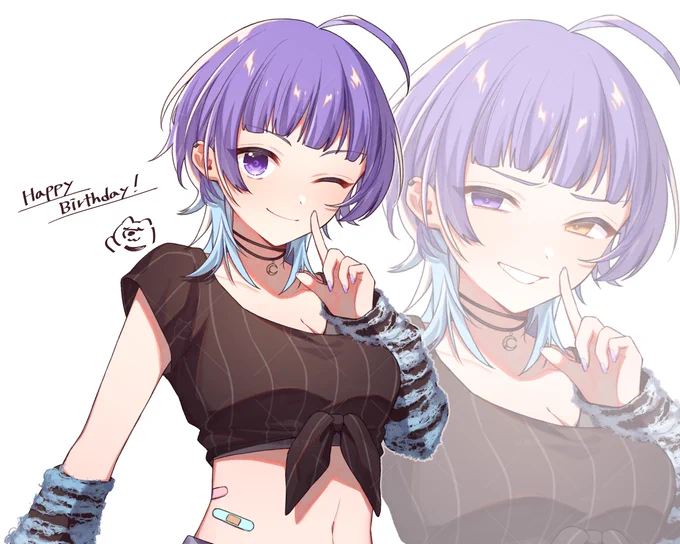 【お仕事】こちらのイラスト描かせていただきました!改めてめるんさんお誕生日おめでとうございます!- ̗̀   ̖́- 