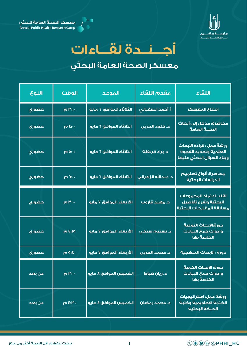 نادي الصحة العامة | Public Health Club tweet media