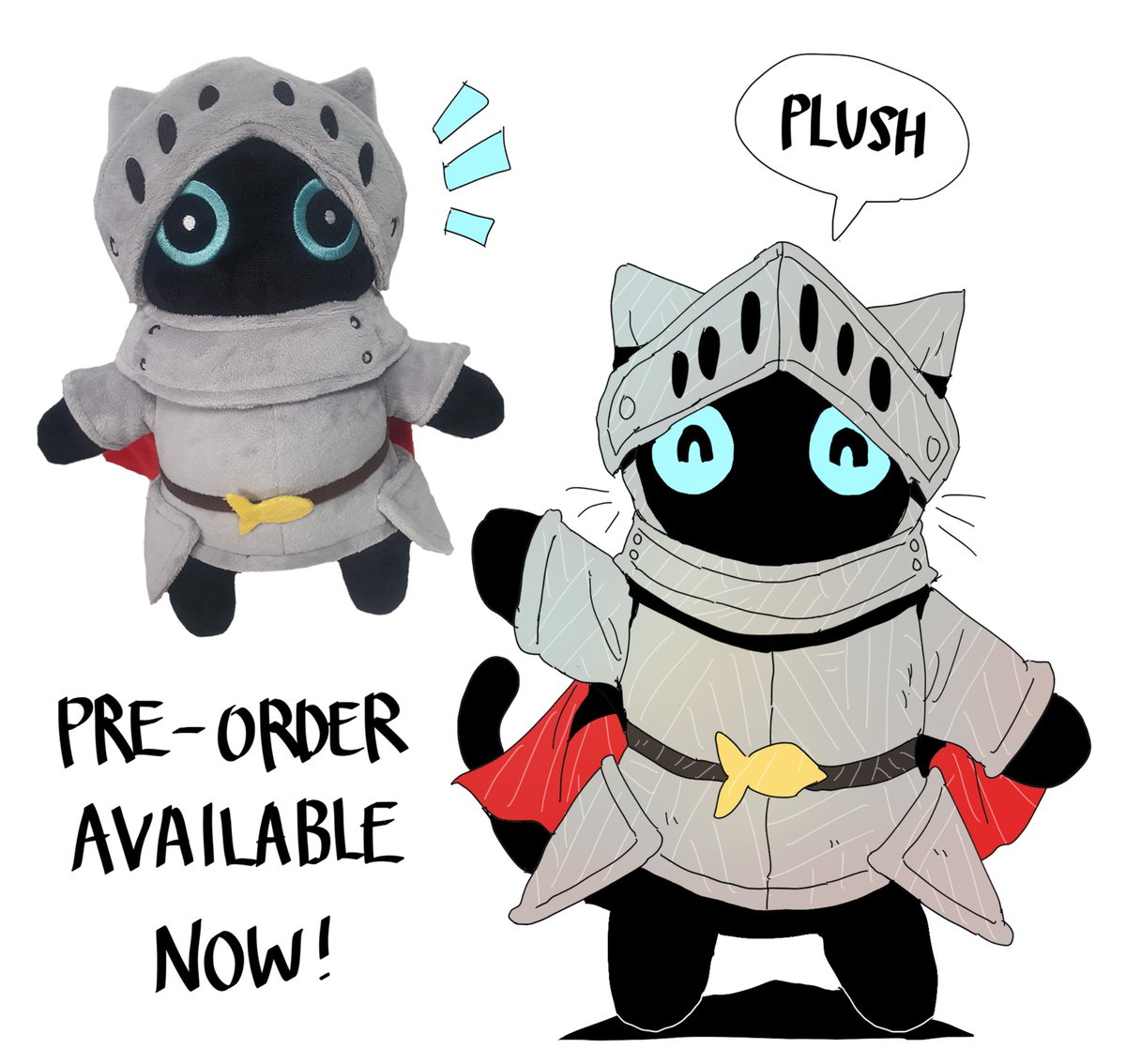 Prai (@fryprai) on Twitter photo Surprise!
I made a cat knight PLUSH :3
Pre-orders are now open, only available for 21 days!
Check the link to the store page
ko-fi.com/s/8e36dcb6b4
Special thanks to <a href="/YvonneZeng6/">Yvonne Zeng</a> Surprise!
I made a cat knight PLUSH :3
Pre-orders are now open, only available for 21 days!
Check the link to the store page
ko-fi.com/s/8e36dcb6b4
Special thanks to <a href="/YvonneZeng6/">Yvonne Zeng</a>