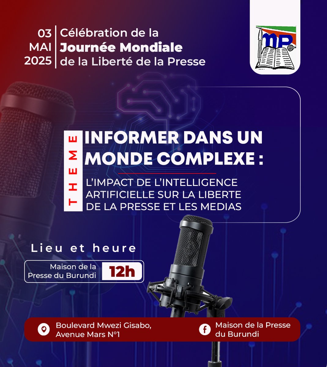 Maison de la Presse du Burundi tweet media