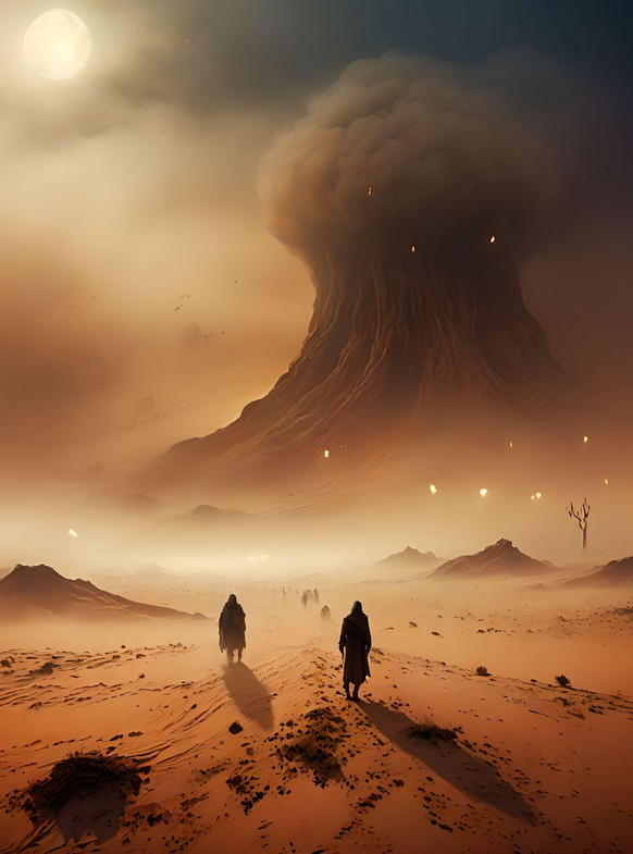 Carlo_on_air's tweet image. #artwork My draft for “#Dune.”