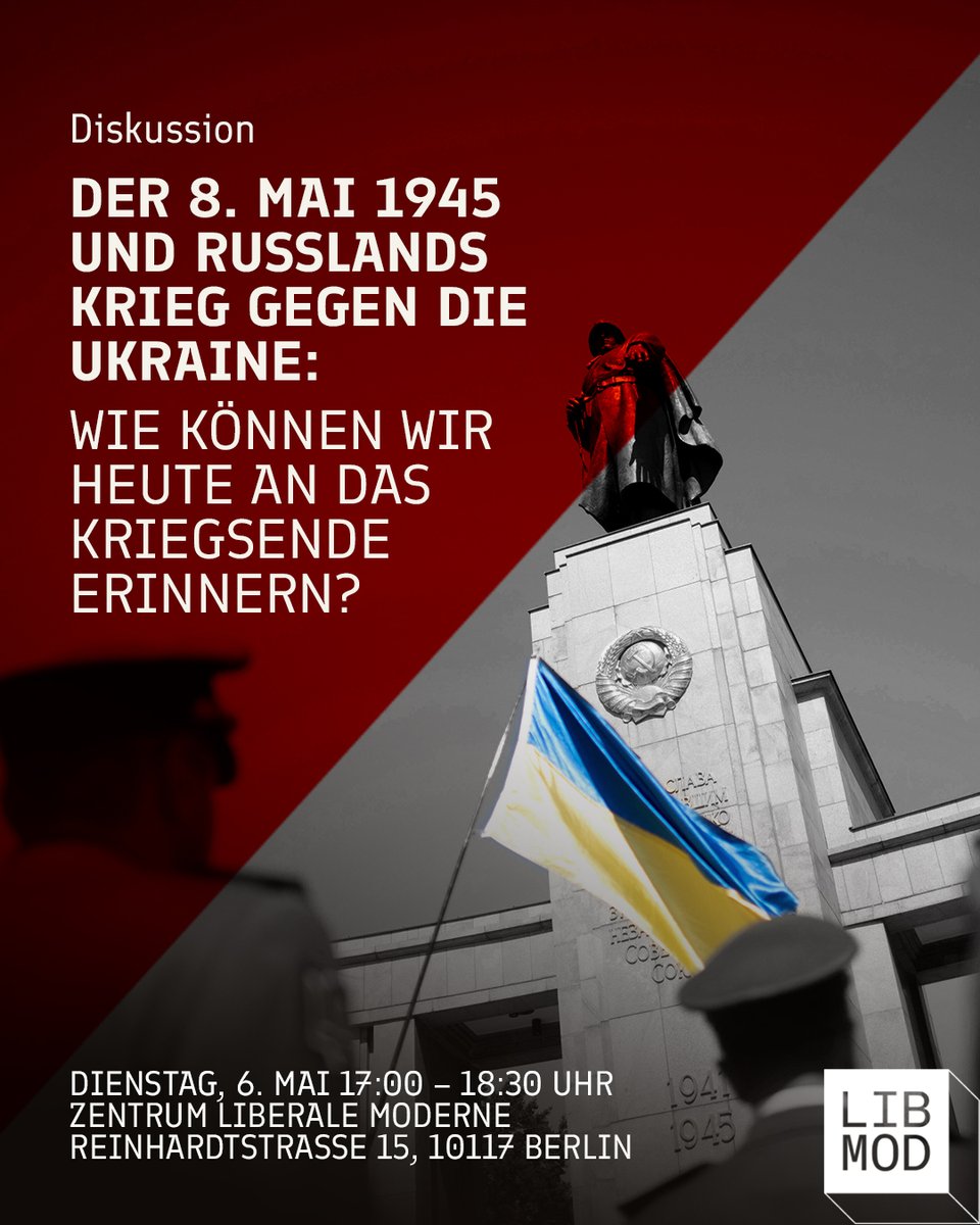 +++ Podiumsdiskussion +++
Der 80. Jahrestag des Endes des Zweiten Weltkriegs fällt inmitten eines neuen großen Kriegs in #Europa. Welche Bedeutung hat Russlands Krieg gegen die #Ukraine für die Erinnerung an den Zweiten Weltkrieg?

Eine historische Verantwortung für Verbrechen