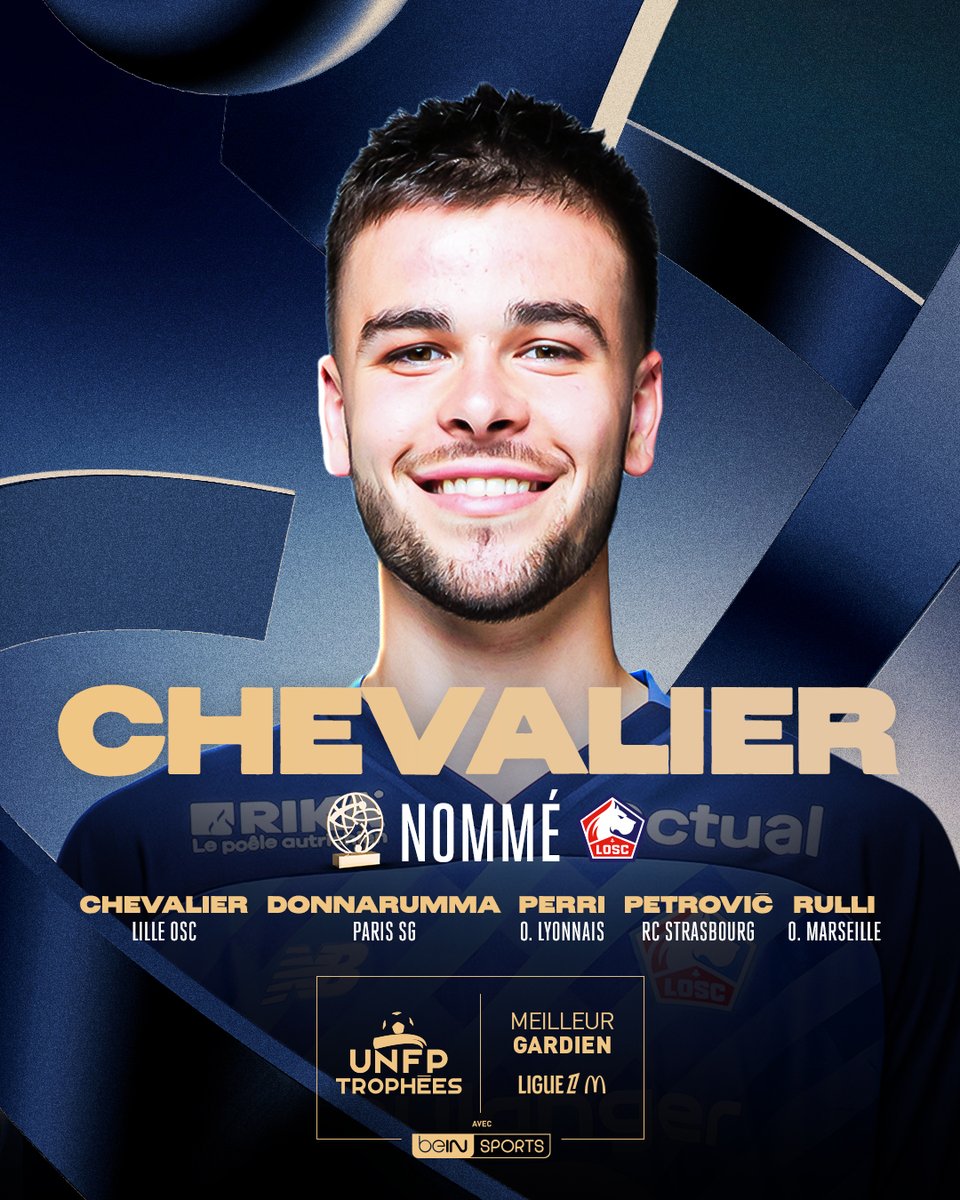 C'est notre numéro 1, et il est nommé aux trophées <a href="/UNFP/">UNFP</a> parmi les meilleurs gardiens de <a href="/Ligue1/">Ligue 1 McDonald's</a> 🧤

Félicitations Lucas 👏

#TropheesUNFP