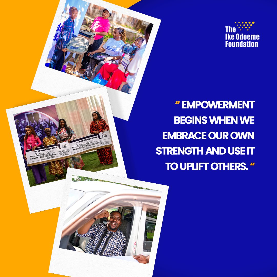 theikeodoemefdn's tweet photo. When you step into your power with confidence, you create a ripple effect motivating others to do the same. Never underestimate the impact of your courage, resilience, and determination. Keep rising, and bring others with you!
#TheLearnUpInitiative
#IkeOdoemeCares https://t.co/v1983BjTfJ