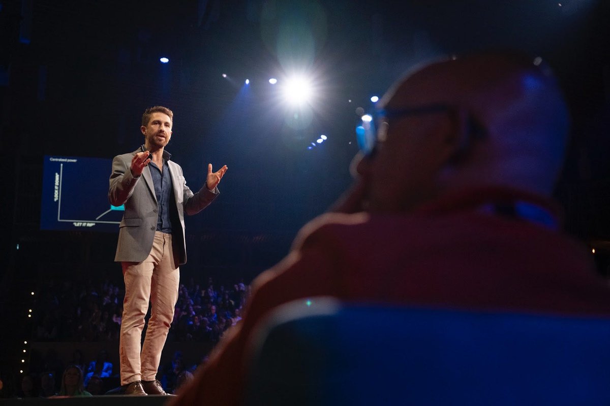 HumaneTech_'s tweet image. AI’s potential benefits are incredible. But right now, we’re sleepwalking into a dangerous world that no one wants. As @tristanharris argues in an urgent new TED Talk, this doesn’t have to be inevitable. It’s essential we snap out of the trance, face the dangerous implications of…