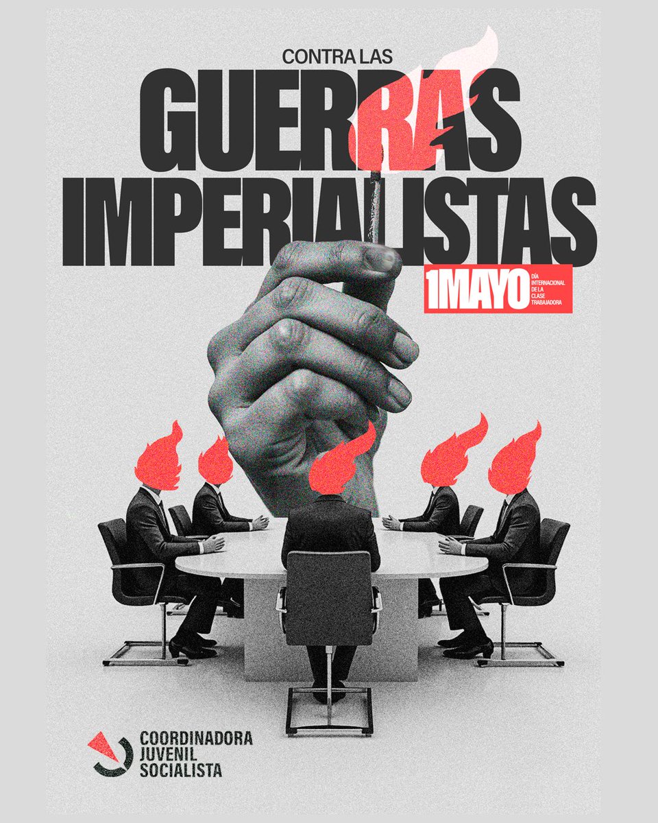 🔴 𝟏° 𝐌𝐀𝐘𝐎 || DÍA INTERNACIONAL DE LA CLASE TRABAJADORA

Ante una era de barbarie, la clase trabajadora necesita volver a contar con una fuerza propia que defienda sus intereses y haga frente al rearme y la guerra.

Como juventud trabajadora lucharemos por construirla.