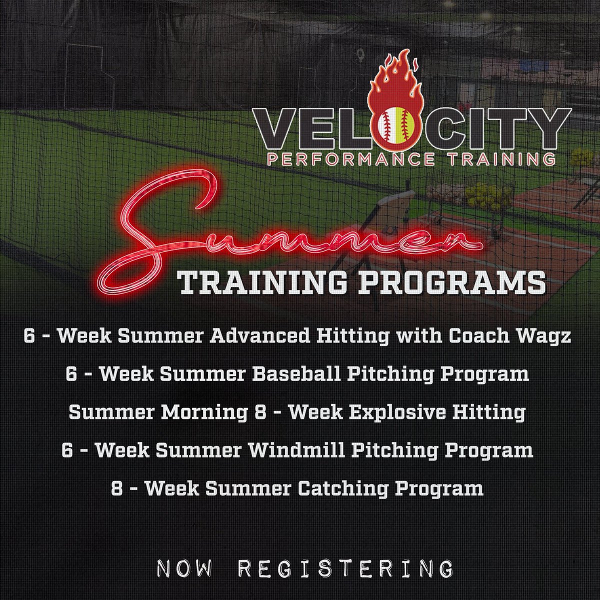 Velocity Summer Training Programs are Filling Fast! Our Summer Training Programs are the perfect opportunity to stay sharp, build skills, and train with the best. #TrainWithVelocity

Link: trainwithvelocity.com/summer-trainin…