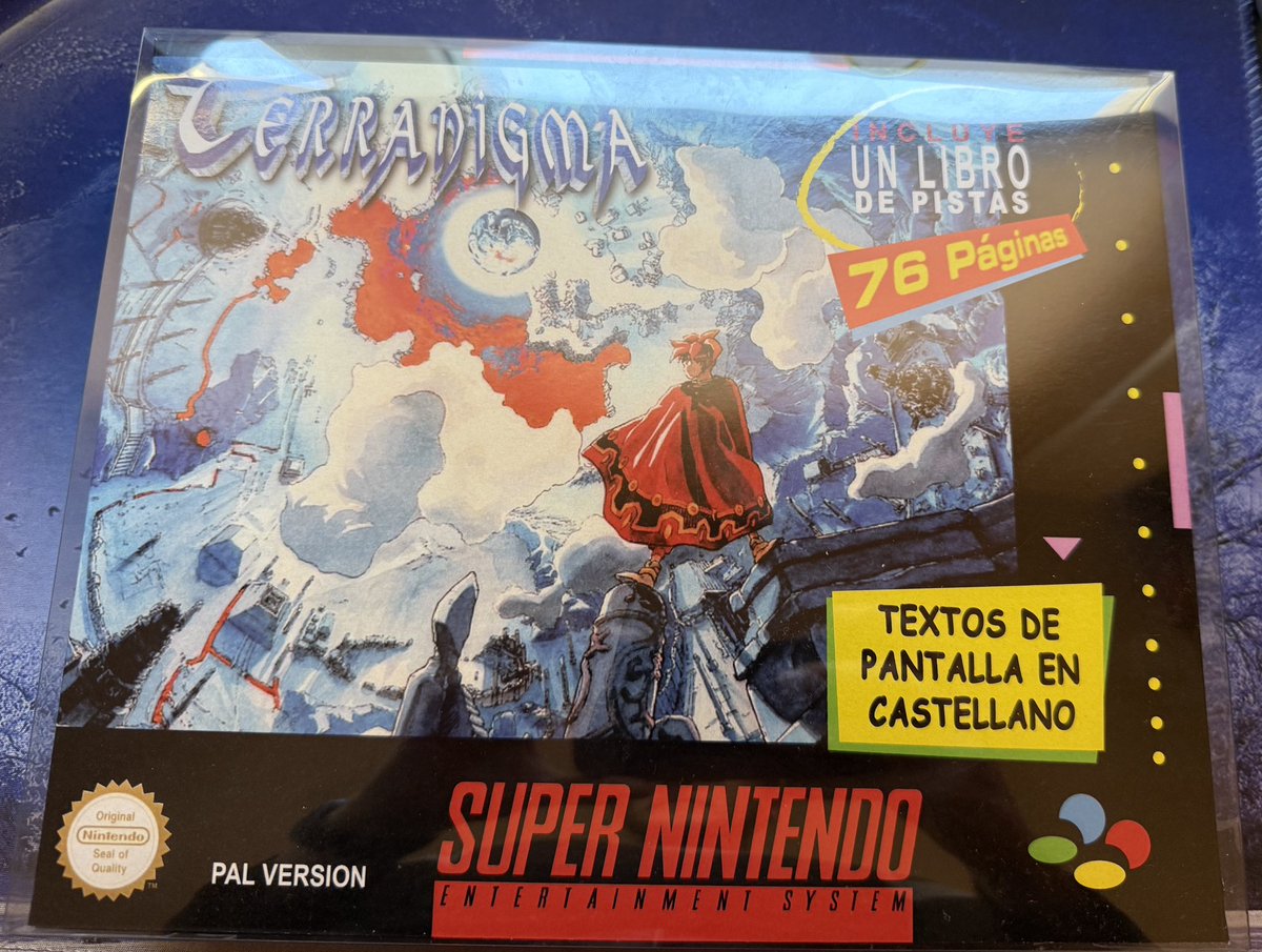 jlillox's tweet image. Otra #bugbox para la colección del señor @Newoldgames #terranigma como siempre una verdadera obra de arte #snes #supernuntendo #gamer #retro