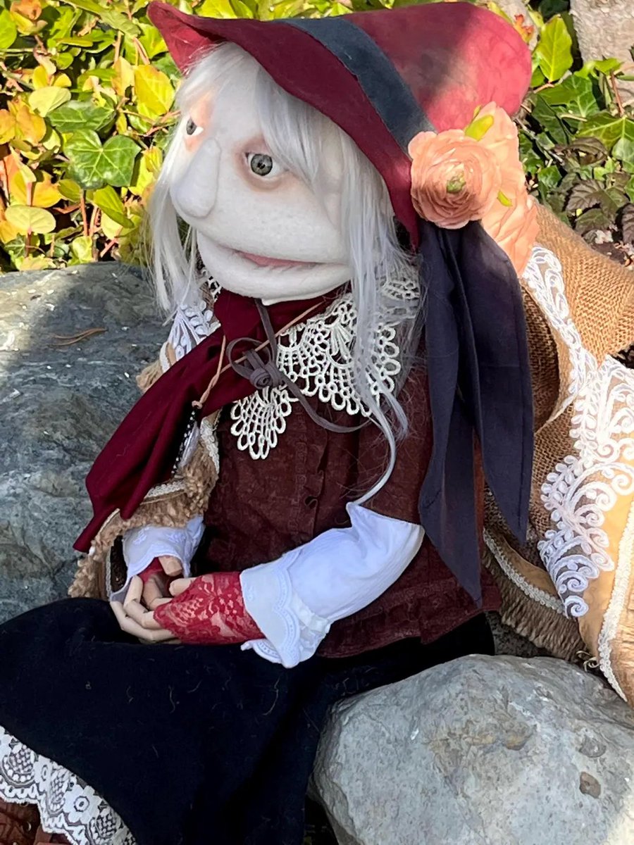 In love with this handmade Doll puppet 🥹
