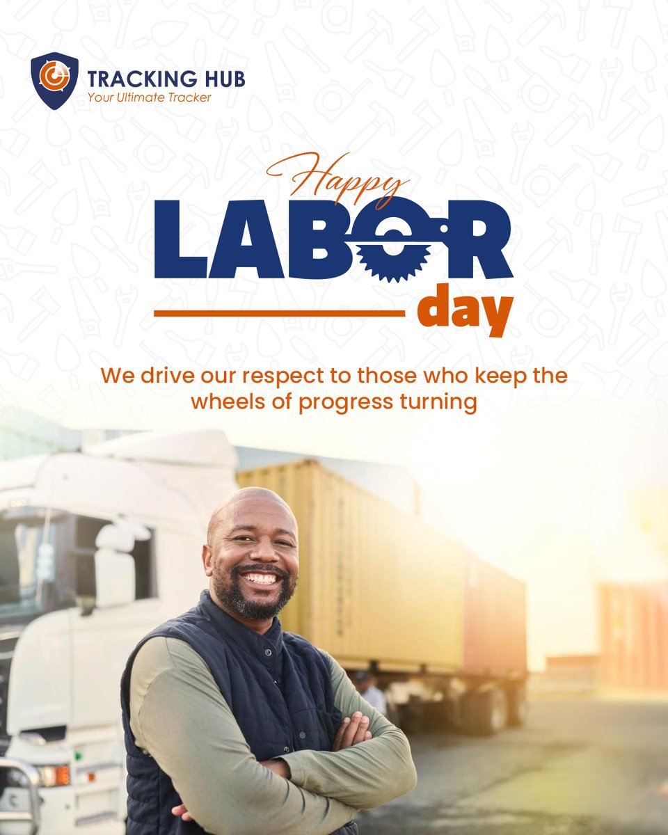 trackinghubltd's tweet photo. We drive our respect to those who keep the wheels of progress turning. To every journey made possible by dedication and resilience, we salute you. Happy Labour Day

#Trackinghub #LabourDay2025 #HappyLabourDay https://t.co/bXS7EjkYPw